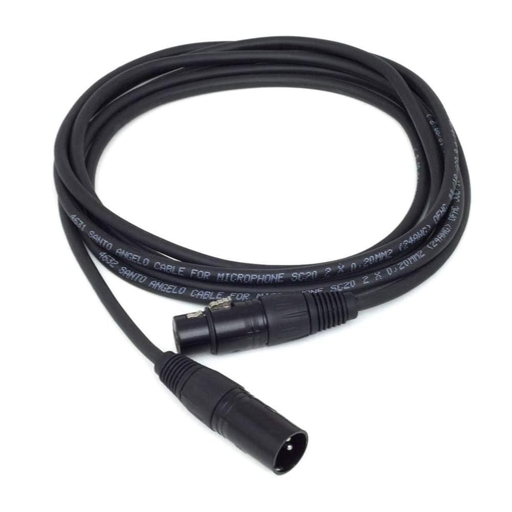 Cabo para Microfone 0,20MM e Conectores XLRM X XLRF modelo NINJA LW B 03FT/0.09