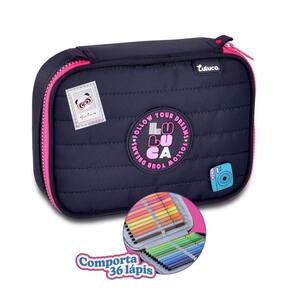 Estojo Box Luluca Escola Estojo Grande Feminino