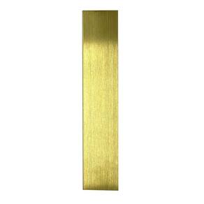 Perfil de Aço Inox Formato U 1cm X 280cm Dourado Fosco