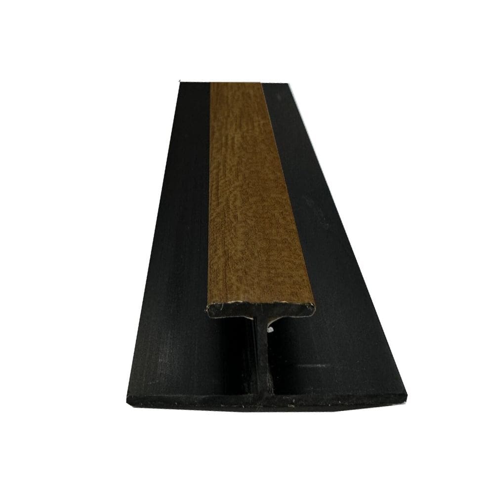 Perfil Tubular Final Tipo H Cedro para Parede Leve 270cm