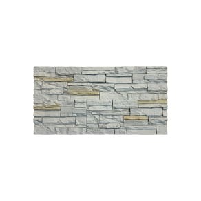 Revestimento de Parede 3d Pedra Leve Decorativa Palito 120cm X 60cm 2,5cm Espessura Bege