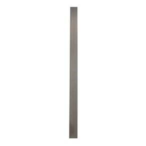 Divisória Leve Decorativa Wpc 10cm X 3,5cm X 270cm Amadeirado Cinza