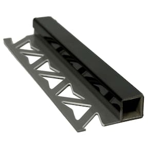 Perfil em Aço Inox Barra 1cm X 250cm Preto Brilho