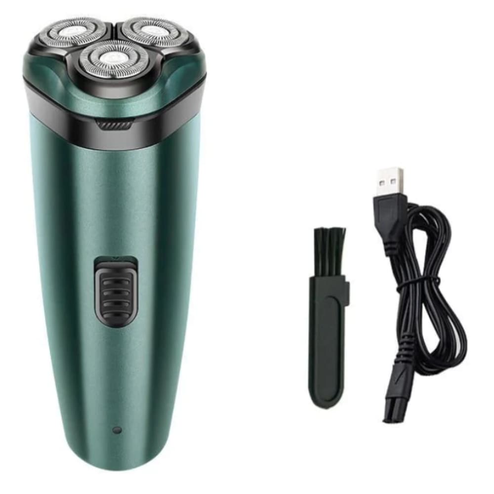 Barbeador Eletrico Recarregavel USB 800mAh Lavavel Luxx Green