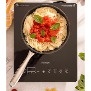 Fogao Cooktop Digital de Inducao 1800W Mimo Style Luxx Black 220V