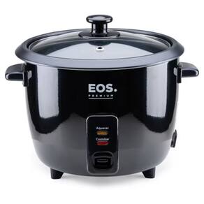 Panela de Arroz 1.5L EOS 500W Faz 8 Xicaras Ellegance Black 127V