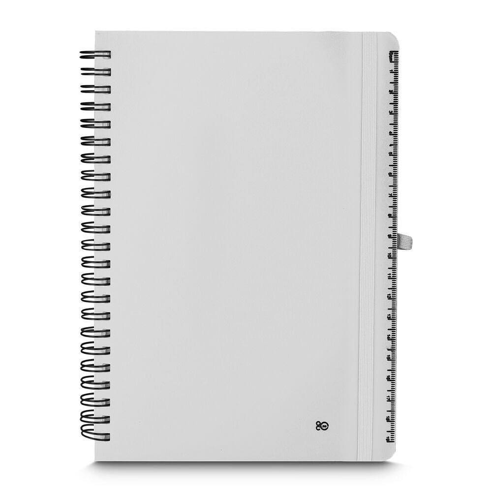 Caderno De Anotações Com Suporte Para Caneta - 70 Folhas Brancas E Práticas