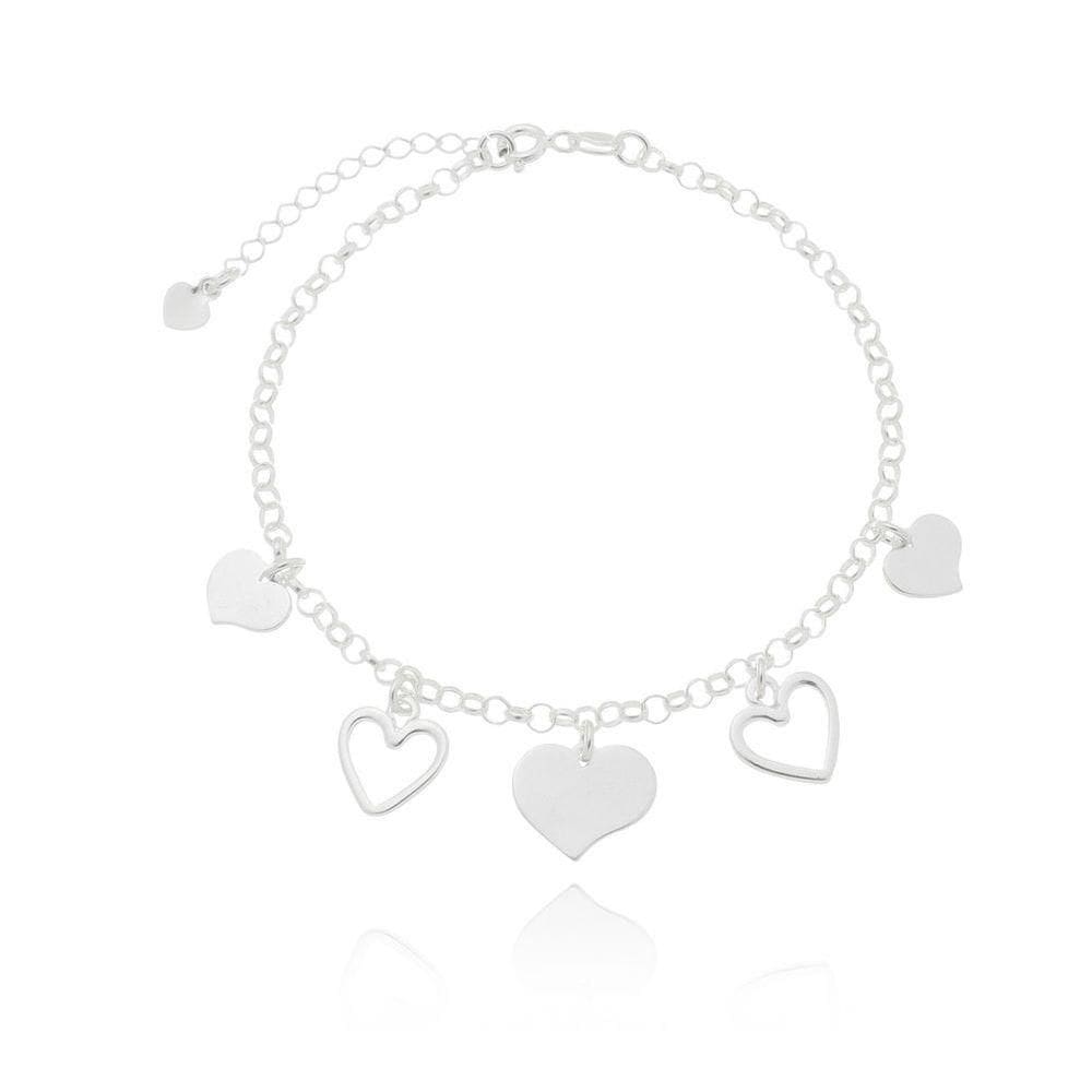 Pulseira Feminina Com Coração