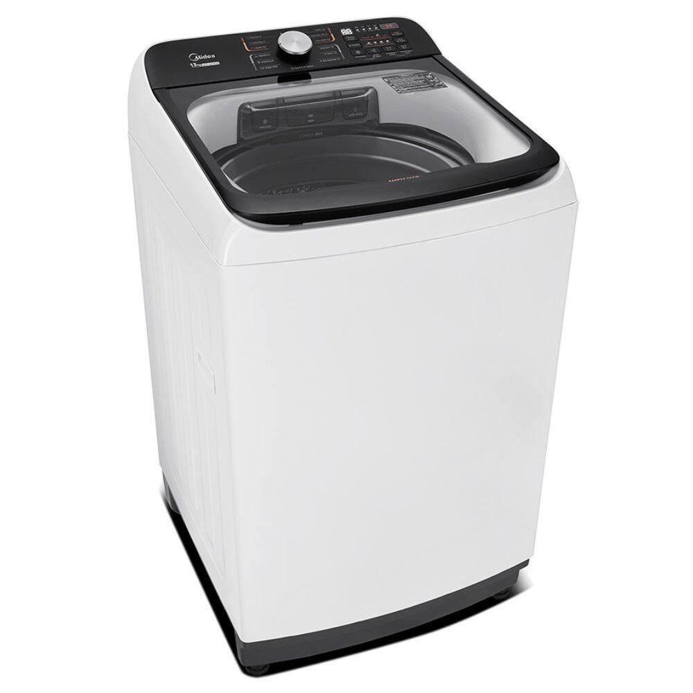 Lavadora de Roupas Automática Midea 13Kg MA512W130A/WK_ Reuso de Água Branca - 110V