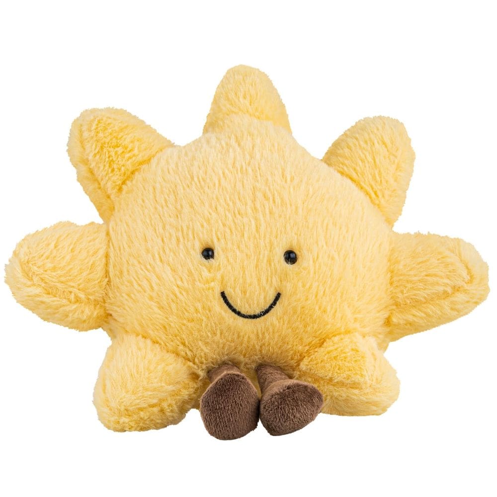 Almofada de pelúcia Cute Sun Smiling Fun Fun Fun para crianças de 30 cm