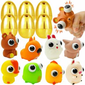 Pacote com 8 brinquedos Jumbo Eye-pop Fidget Filled Eye-Pop Filled para crianças