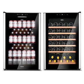 Kit EOS Beer & Wine: Cervejeira EOS Bierhaus 115 Litros Frost Free com Compressor ECE131 110V + Adega Climatizada 49 Garrafas EOS Sommelier com Pai...
