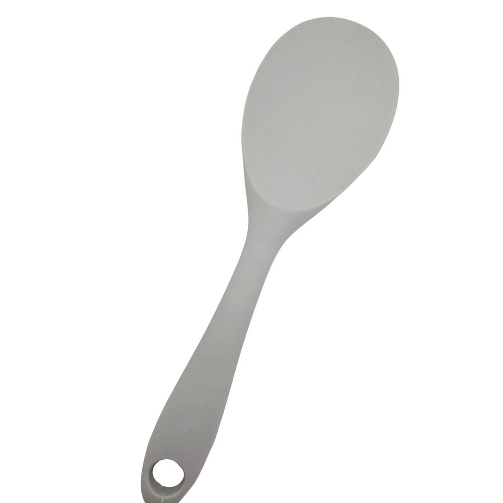 Colher de Arroz Gohan em Silicone Resistente Cinza 22cm