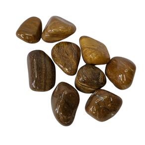 Pedra Jaspe Amarelo 2 a 6 cm Rolada 250g Natural