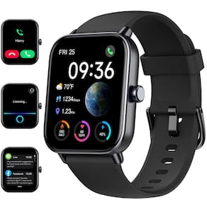 Relógio inteligente ENOMIR Alexa, monitor de fitness embutido, 5ATM, à prova d`água