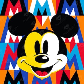 Kit de pintura Diamond Art Deco Mickey Diamond do Diamond Art Club 33 cm