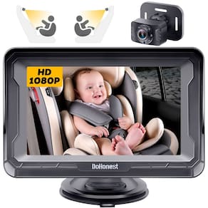 Câmera de carro de bebê DoHonest HD 1080P Monitor traseiro