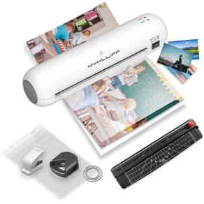 Kit 6 em 1 para máquina laminadora MYKLLIFF Térmica Portátil A4