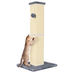 Poste para arranhar gatos YULOYI 81 cm para gatos domésticos com sisal
