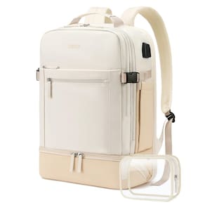 Mochila de viagem ZOMFELT para mulheres com compartimento para sapatos 30L