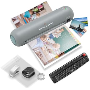 Kit 6 em 1 para máquina laminadora MYKLLIFF Térmica Portátil A4