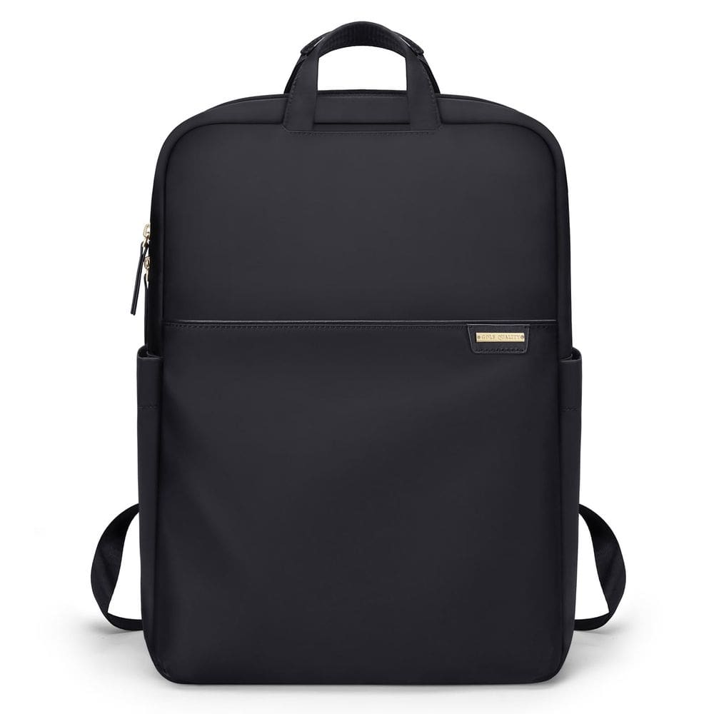 Mochila para laptop GOLF QUALITY Slim para mulheres de 16 polegadas preta