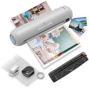 Kit 6 em 1 para máquina laminadora MYKLLIFF Térmica Portátil A4