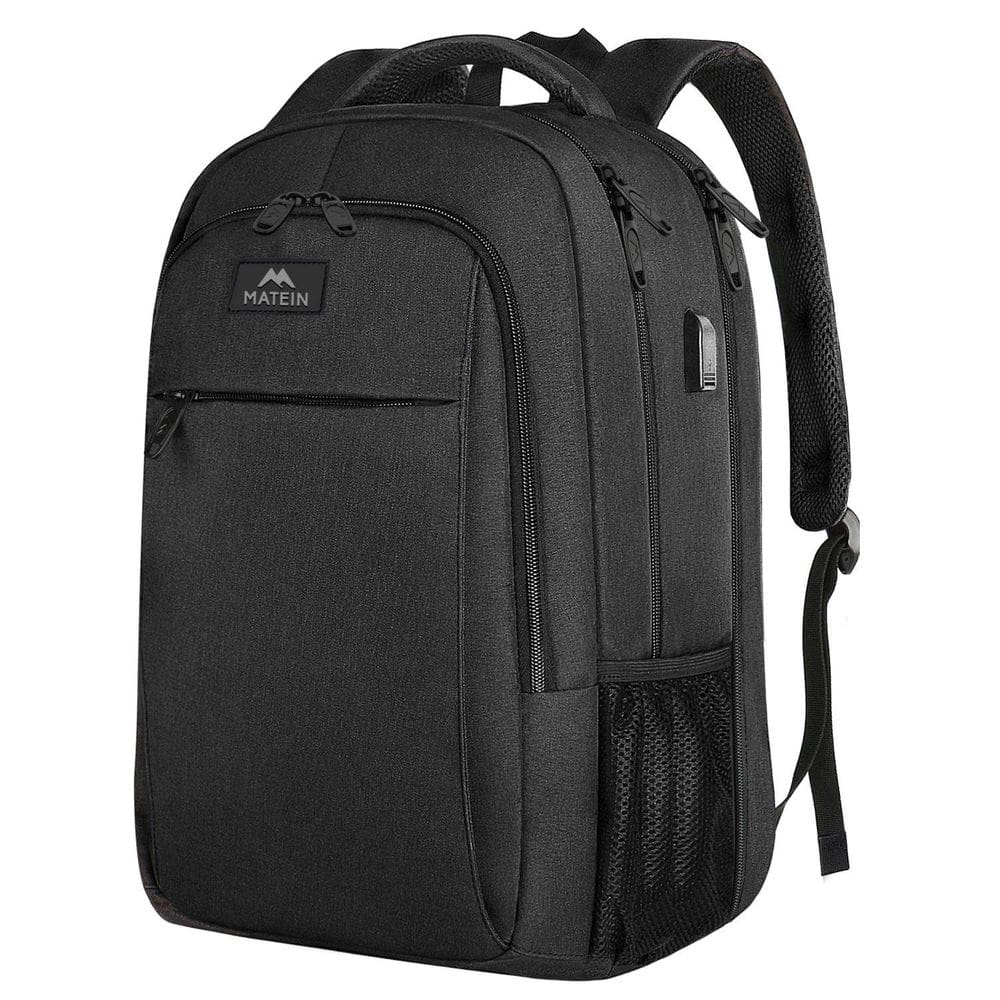 Mochila MATEIN Extra Large Travel 18,4" para laptop USB preta