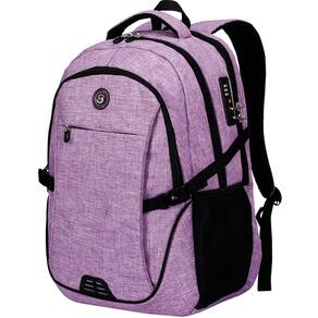 Mochila SHRRADOO Travel Laptop, anti-roubo, porta USB de 16,3"
