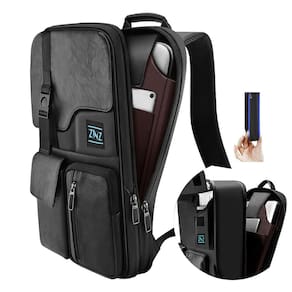 Mochila para laptop ZINZ Slim & Expansível 15-16" à prova d`água