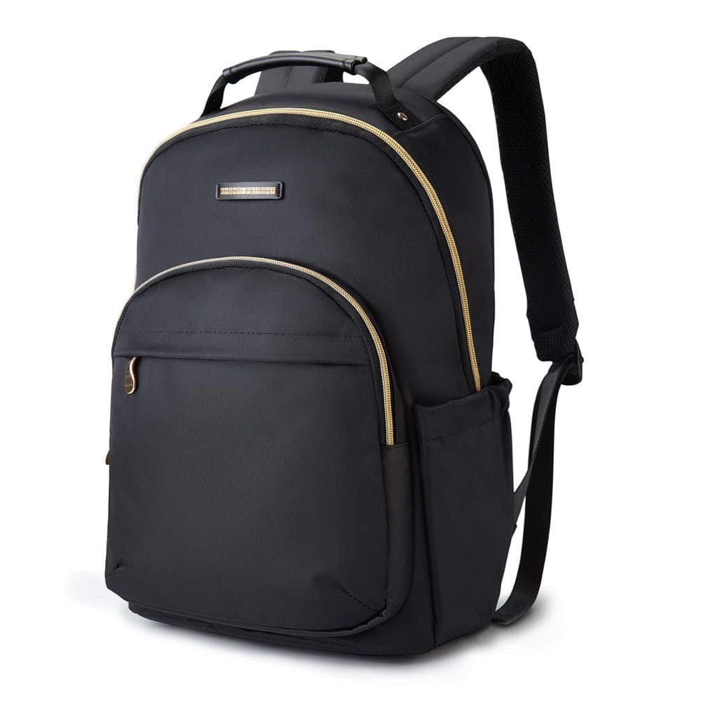 Mochila para laptop LIGHT FLIGHT para mulheres 17,3" preta