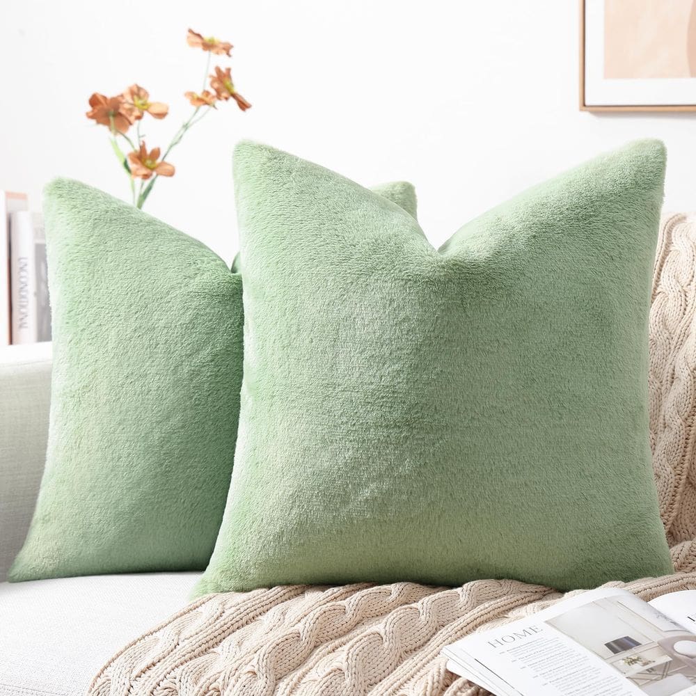 Capas de almofada Pallene Faux Fur Plush 50,8 x 50,8 cm, conjunto de 2