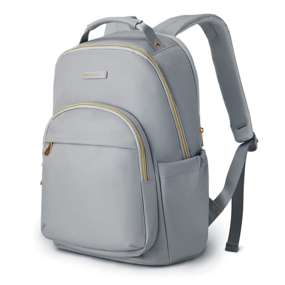 Mochila para laptop LIGHT FLIGHT para mulheres 15,6" cinza