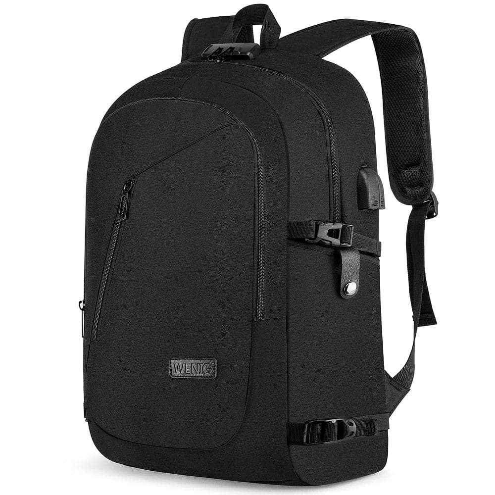 Mochila para laptop WENIG 17,3" com porta de carregamento USB resistente à água