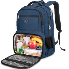 Mochila MATEIN para homens com compartimento para laptop de 18" e bolsa térmica