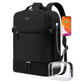 Mochila ZOMFELT Carry on para mulheres com compartimento para sapatos 30L