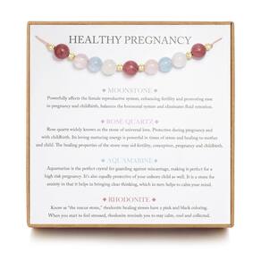 Pulseira LOVEMY Healthy Pregnancy & Delivery Moonstone