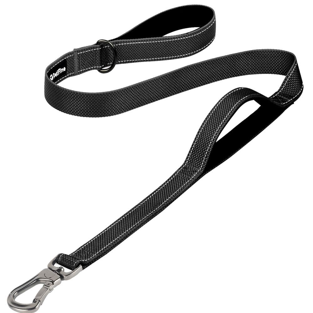 Coleira para cães PetiFine 4FT Heavy Duty com alça dupla acolchoada macia