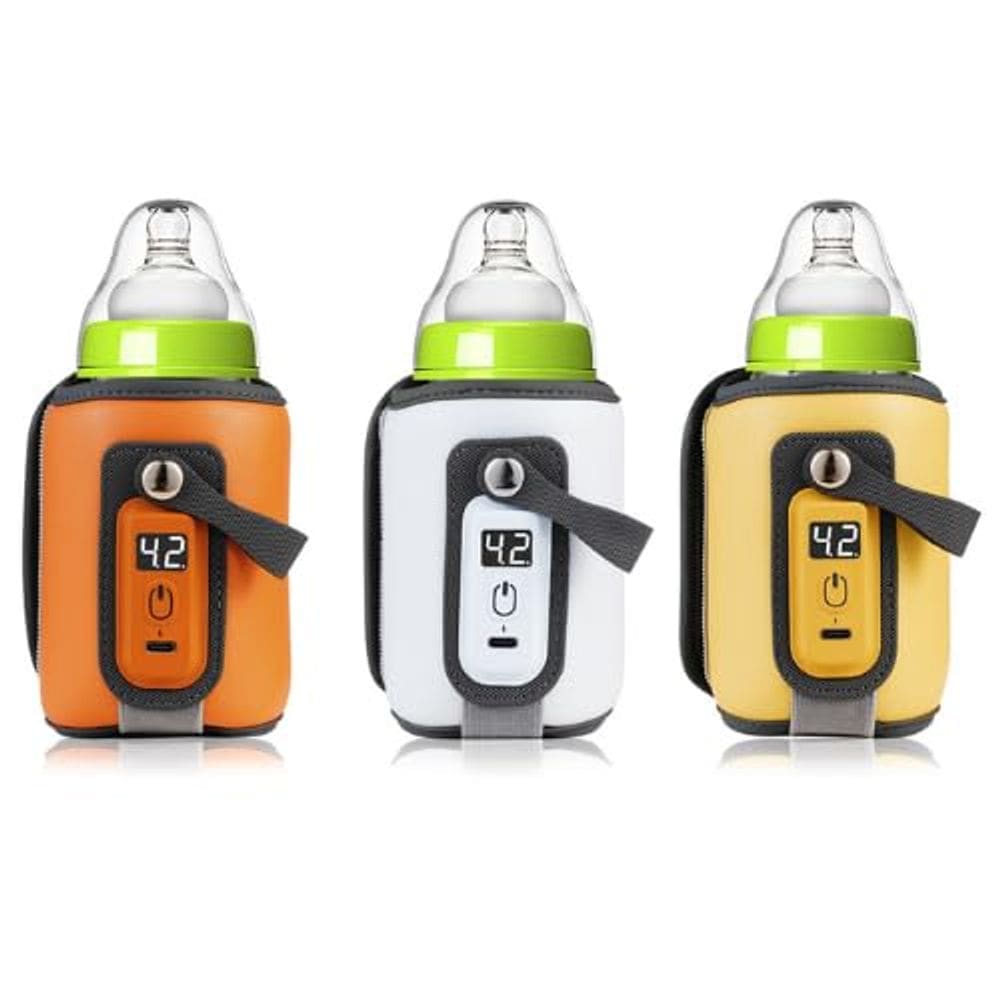 Aquecedor de mamadeiras portátil à prova d`água com 5 configurações de temperatura