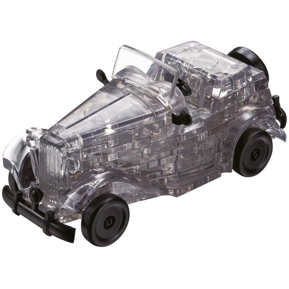 Brinquedo de montagem 3D Crystal Puzzle Vintage Car DIY 54 unidades cinza