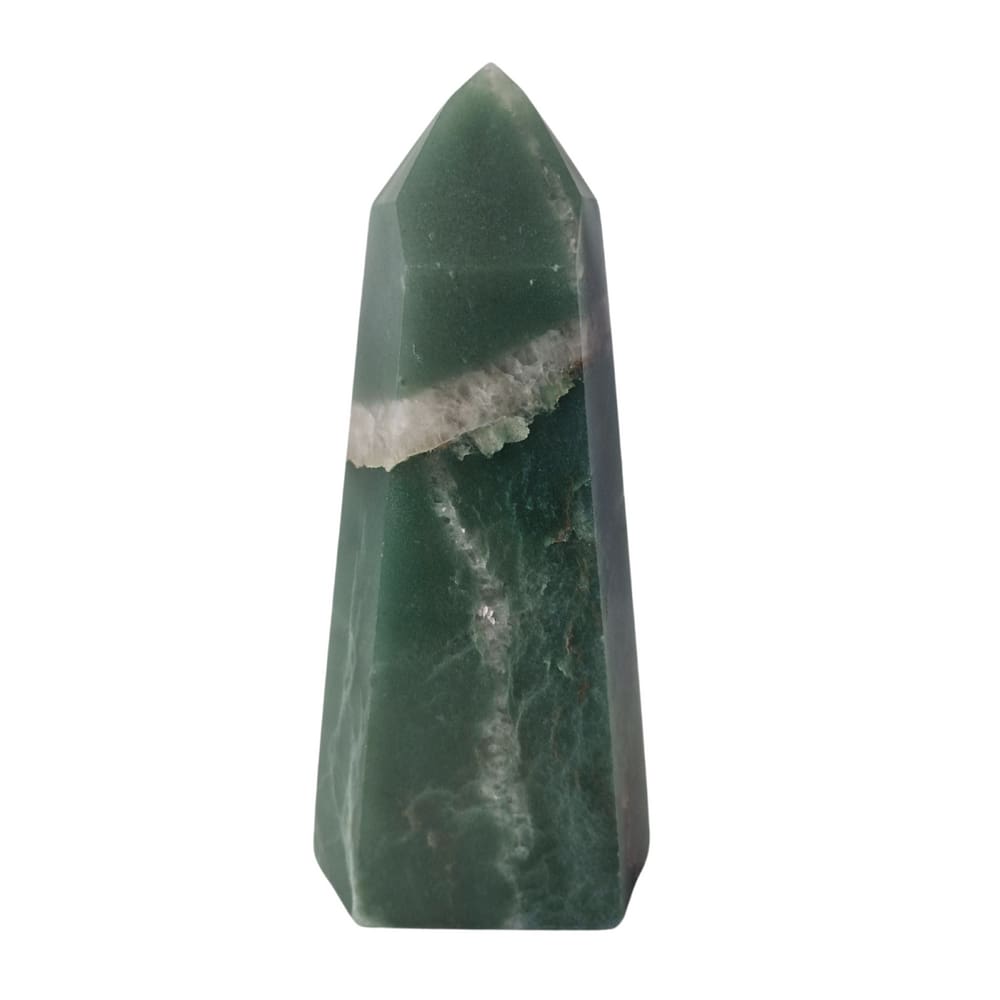 Pedra Natural Ponta Aventurina Verde Misto 1,1 kg