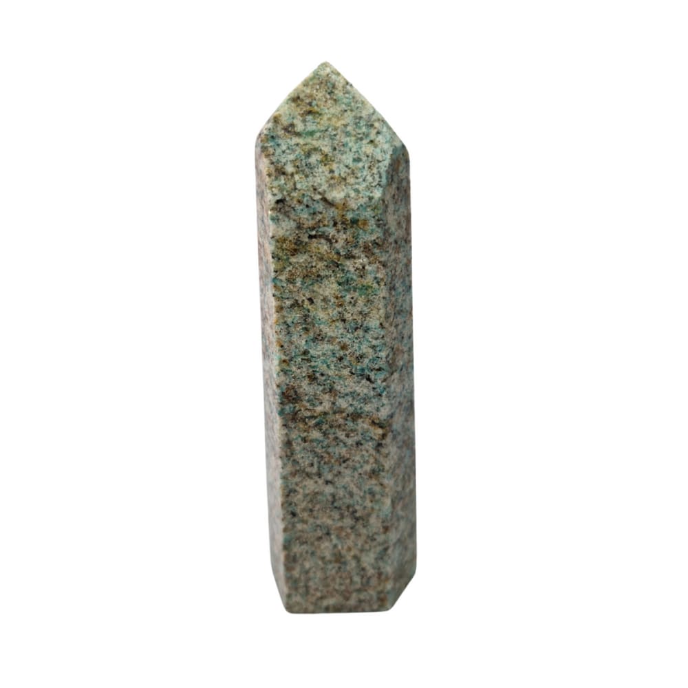 Pedra Natural Obelisco Ponta Amazonita 300 a 400 g
