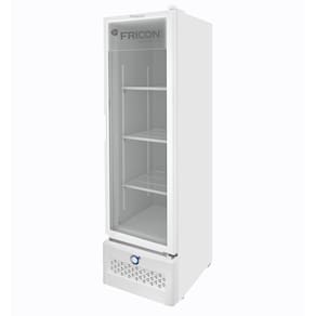 Expositor Vertical Tripla Ação Porta de Vidro 284 Litros Fricon VCET284-2V000 Branco 220V