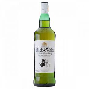 Black e White Blended Scotch Whisky Escocês 1000ml