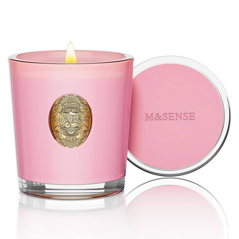 Vela perfumada M&SENSE Peony Blush Pink 290mL 55H Burn