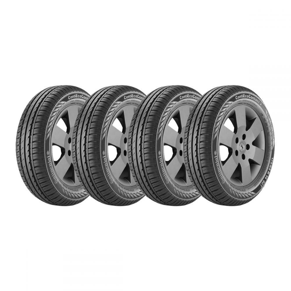 Kit 4 Pneus Continental Aro 15 155/60R15 ContiEcoContact 3 FR 74T