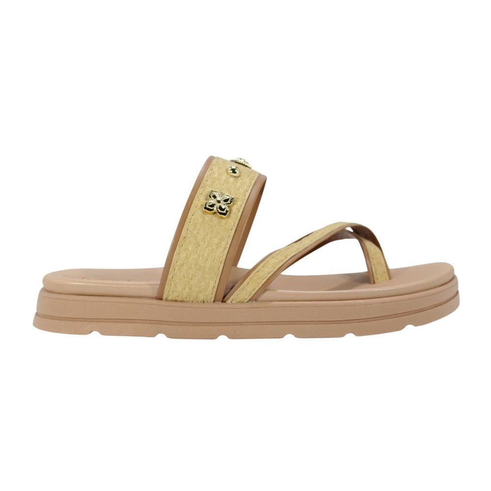 Tamanco Feminino Moleca Camel