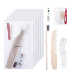Kit de higiene LLHQAMT Travel com escova de dentes, pasta de dentes (pacote com 20)