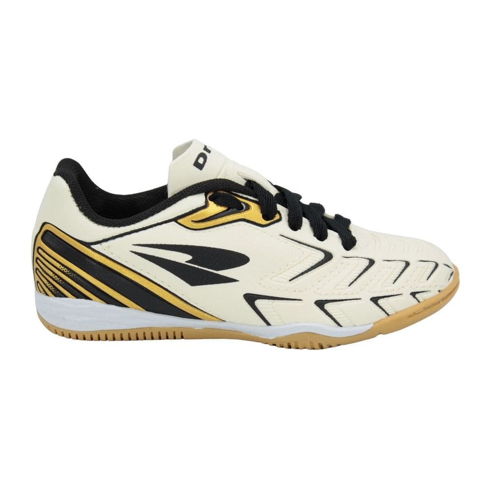 Tênis Indoor Infantil Dray 362 Creme/Ouro