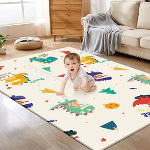 Tapete de brincar para bebês XVISHX impermeável 188x127cm para cercadinho